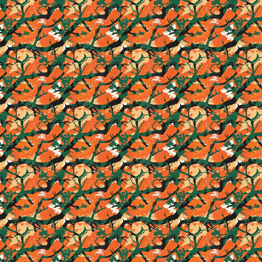 Orange Tree Branch Camo